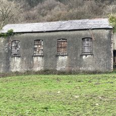 Garage at Ynysmaerdy Farm (formerly part of Llantrisant Colliery)