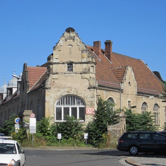 Kopfgebäude der Güterschuppen Kurt-Schumacher-Straße, Güterladestraße 1