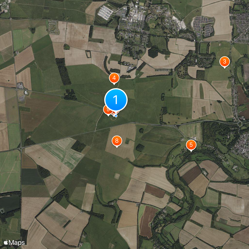 Stonehenge, Avebury and Associated Sites Map