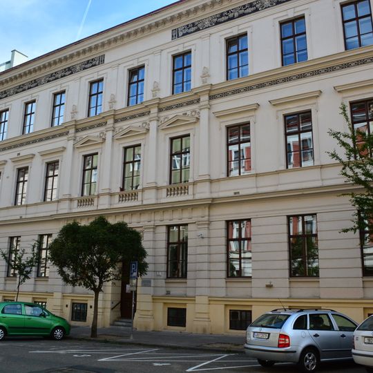 Budova filozofické fakulty, bývalá průmyslová škola