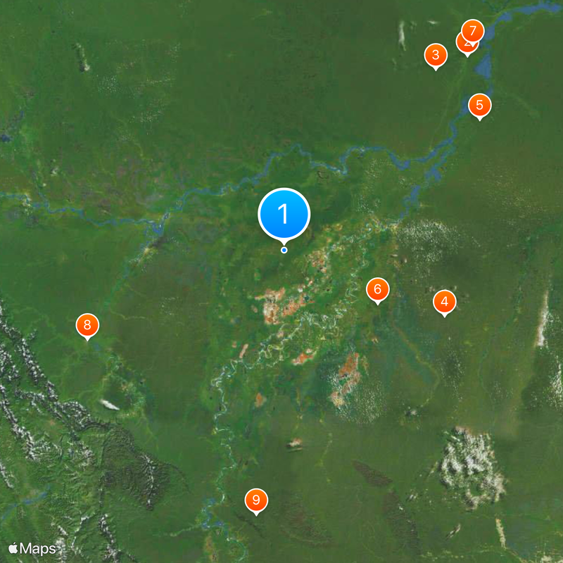 Riserva Nazionale Pacaya Samiria Mappa
