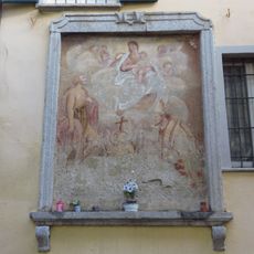 Opera d'arte, chiesa cattolica, murale