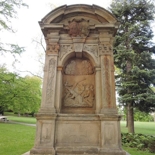 Čtvrté zastavení křížové cesty v Kadani