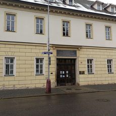 Pamětní deska císaře Františka I. na bývalé nemocnici v Mladé Boleslavi