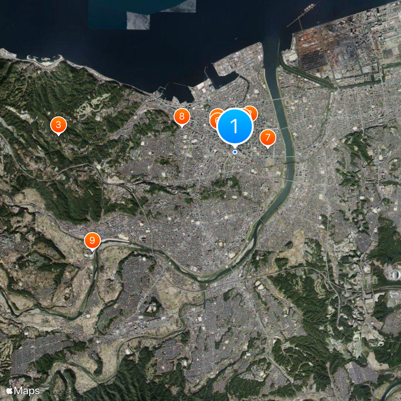 Ōita Station Map