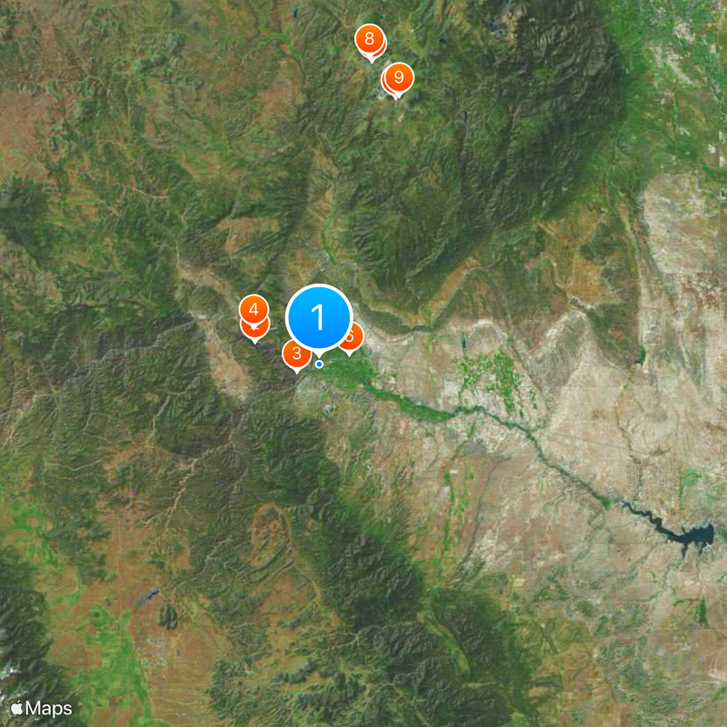 Royal Gorge Route Railroad Mappa