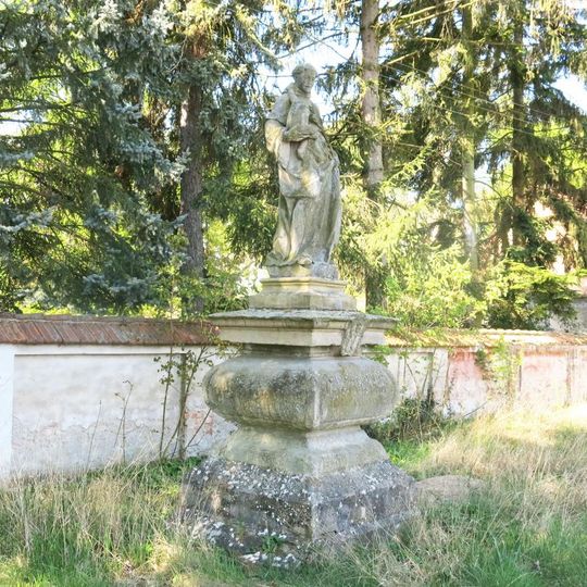 Socha svatého Antonína Paduánského v Horním Krnsku