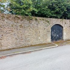 Wall on North East Side of Castle Garden, and Gazebo Attached