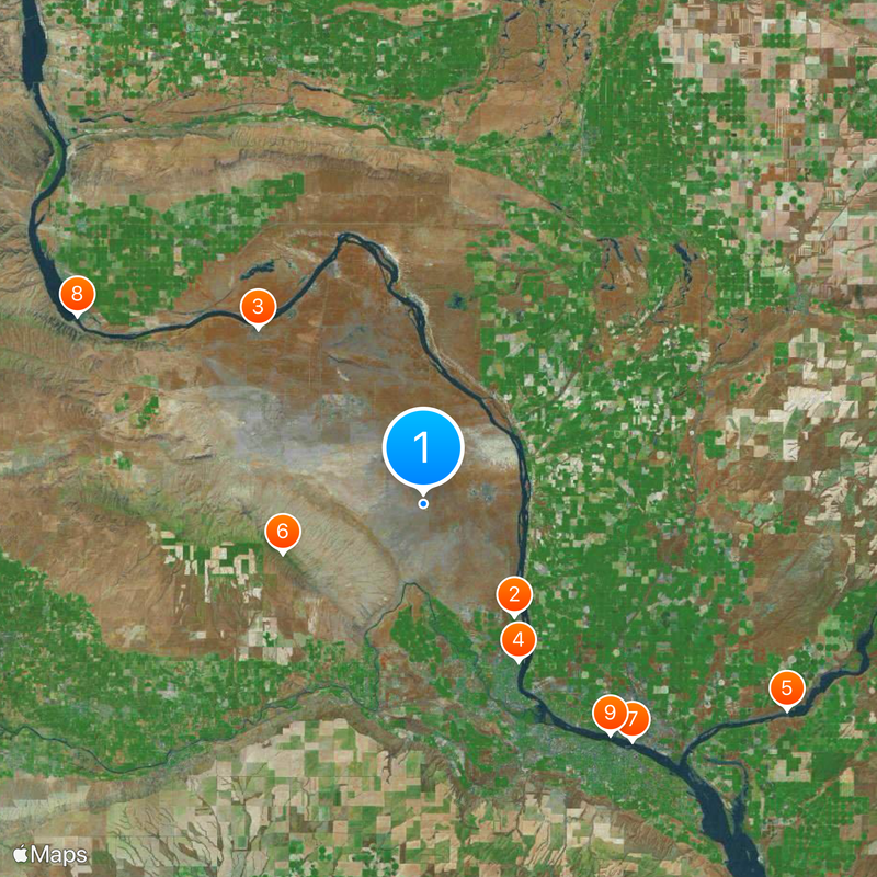 Laser Interferometer Gravitational Wave Observatory Map