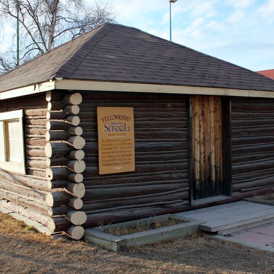 Log School House