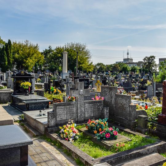 Najstarsza część cmentarza w Grójcu