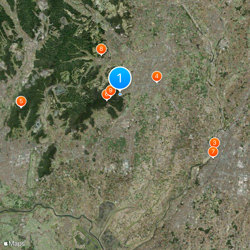 Kokugakuin Tochigi High School Map
