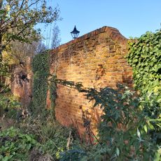 East Garden Wall To Ivy House, Facing On To Car Park