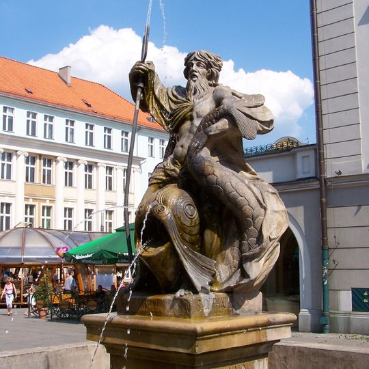 Neptune Fountain in Gliwice