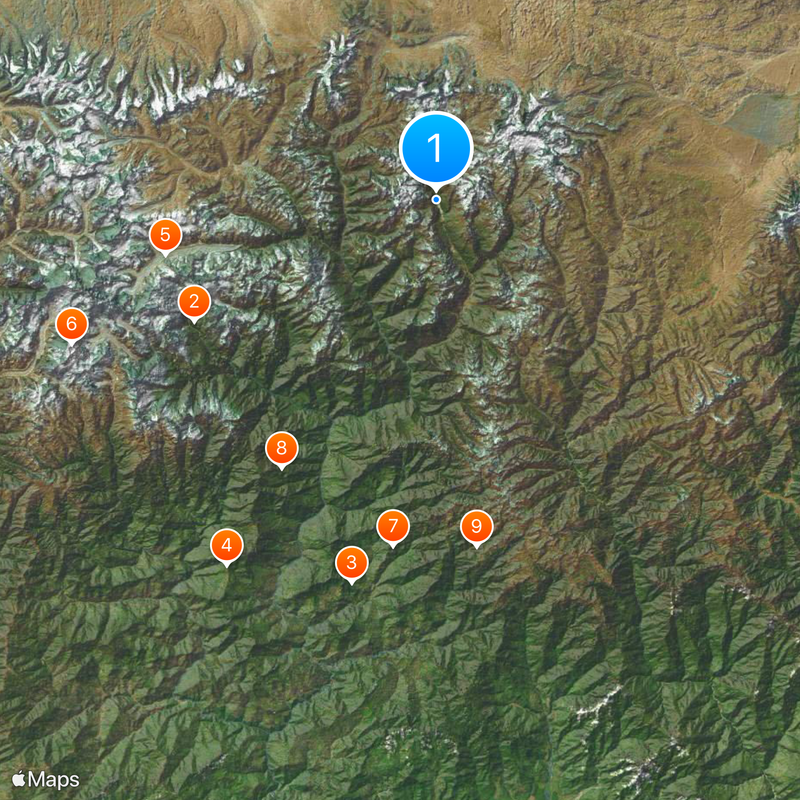 Yumthang Valley Map