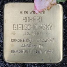 Stolperstein en memoria de Robert Bielschowsky