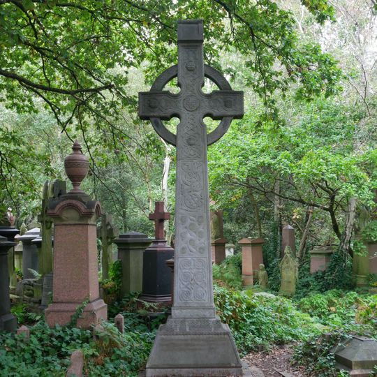 Monument To Andrew Holmes Reed In Abney Park Cemetery