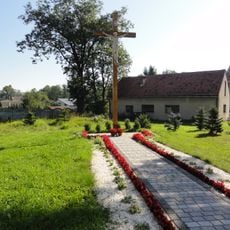 Teren po spalonym kościele parafialnym św. Marcina