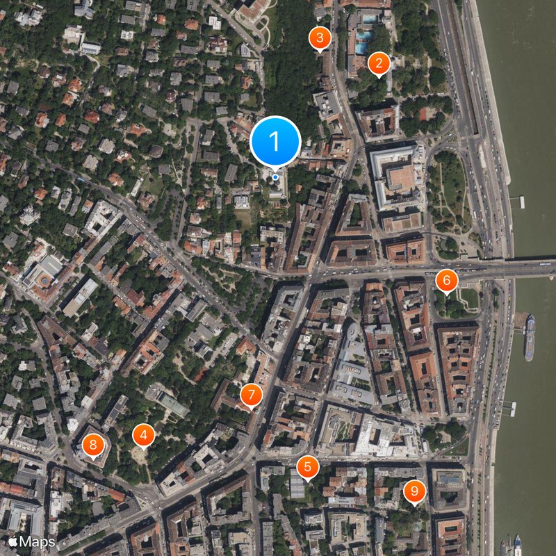 Tomb of Gül Baba Mappa