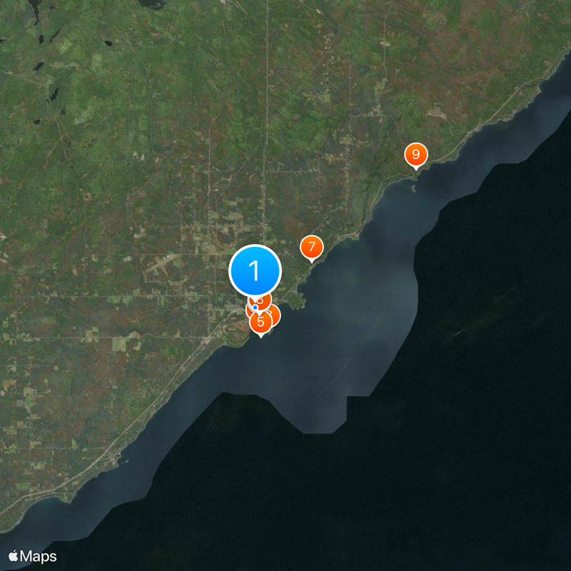 Two Harbors Mappa
