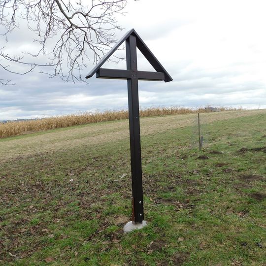 12. zastavení křížové cesty u kostela svatého Jakuba na Chvojenu