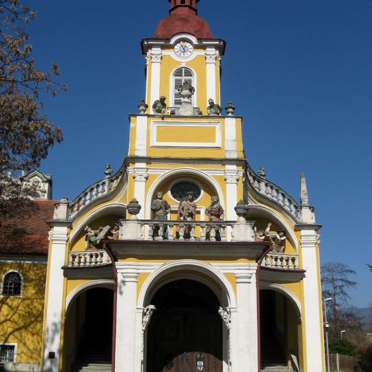 Kath. Pfarrkirche Zum Hl. Kreuz, Kalvarienbergkirche mit Scala Santa