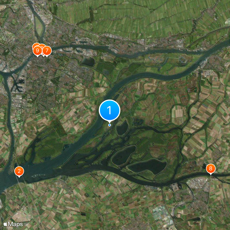 De Biesbosch National Park Map