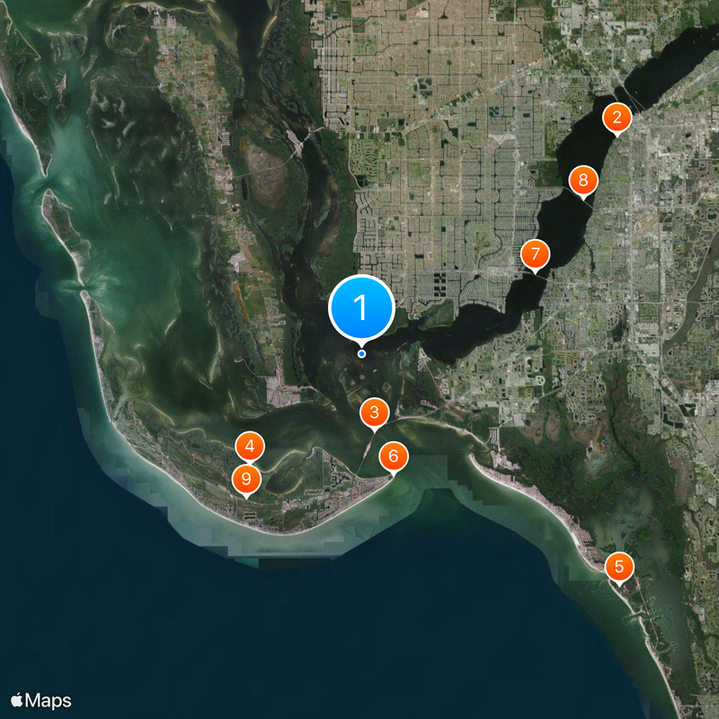Caloosahatchee River Map