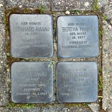 Stolperstein en memoria de Bertha Hanau