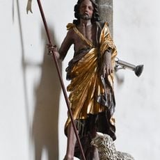 Statue Johannes der Täufer in der Pfarrkiche Gutau