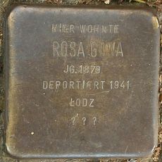 Stolperstein dedicated to Rosa Gowa