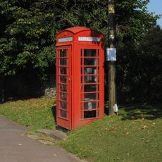 K6 Telephone Kiosk Near Monument