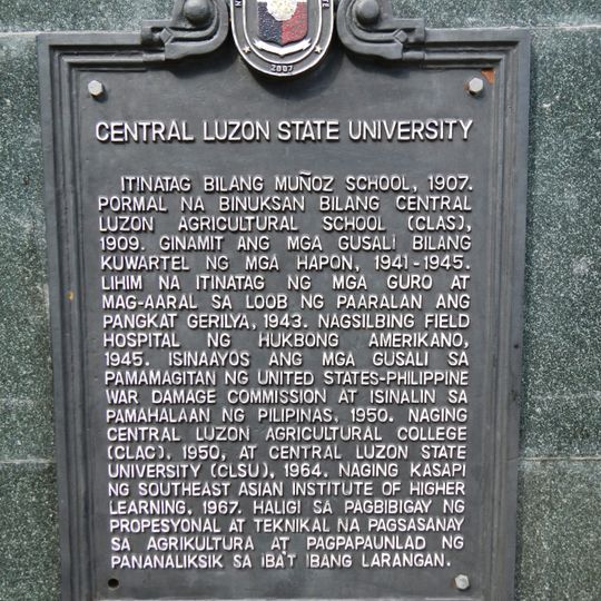 Central Luzon State University historical marker