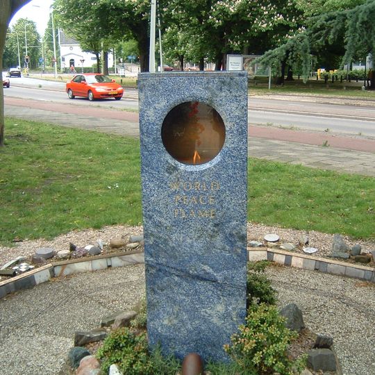 World peace flame