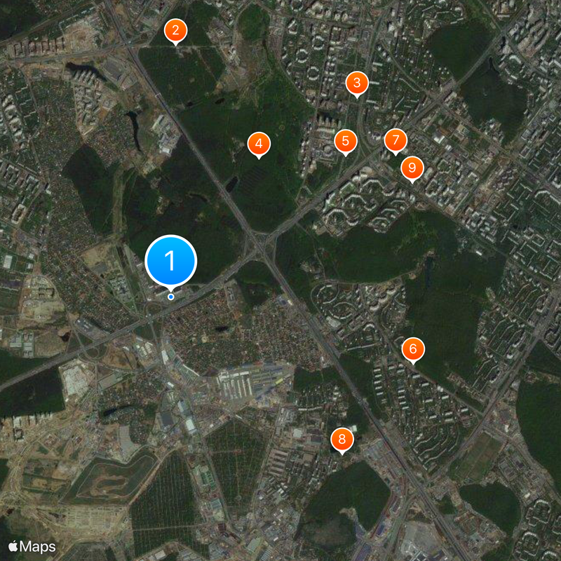 Rumyantsevo Map