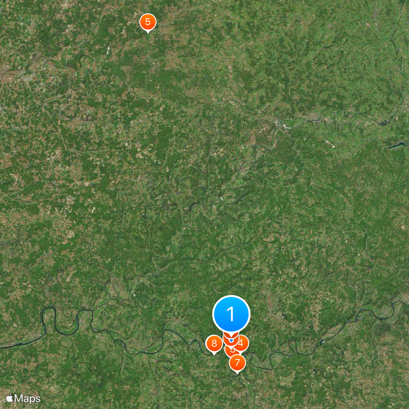 Château de Beynac Mapa