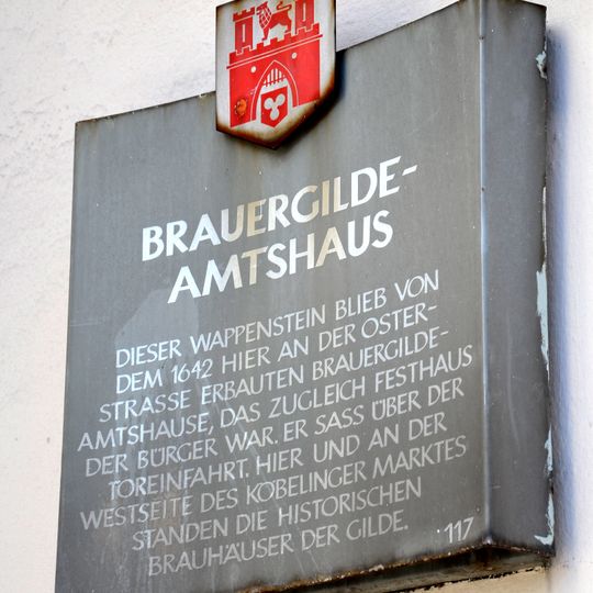 Stadttafel Brauergilde Amtshaus