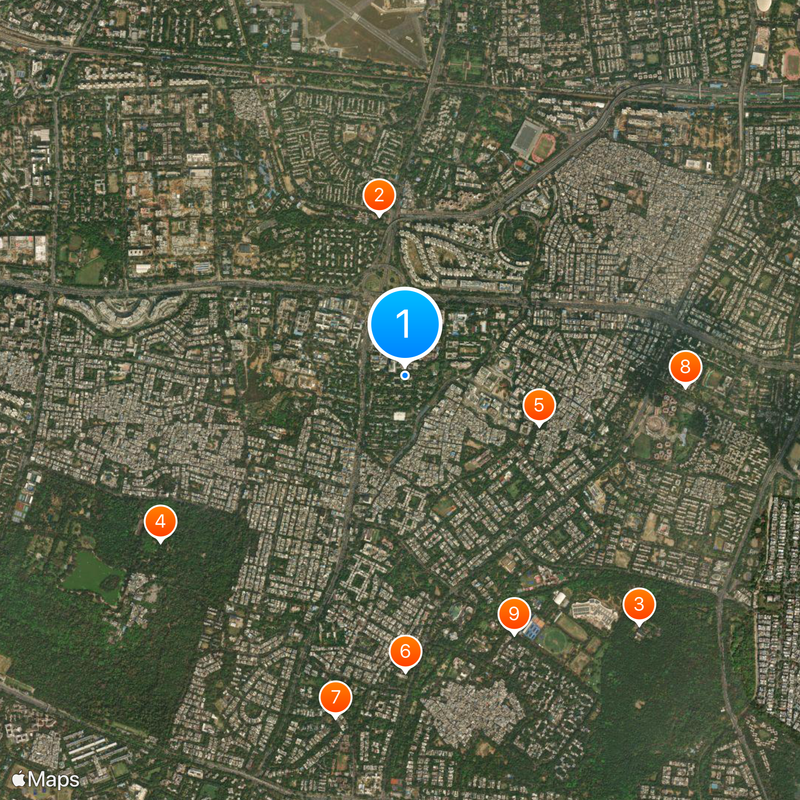 Safdarjang Hospital Map