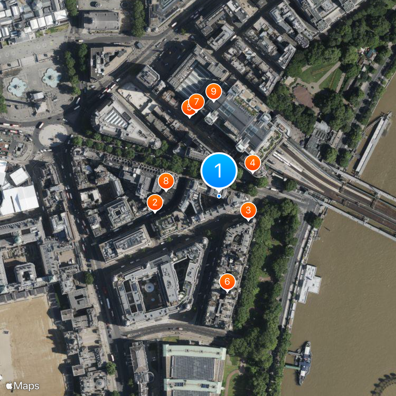 Corinthia Hotel London Mappa