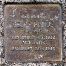 Stolperstein dedicated to Georg Pinkus