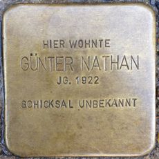 Stolperstein à la mémoire de Günter Nathan