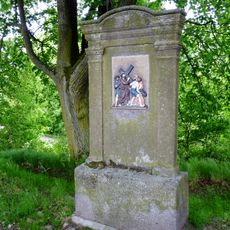 Obrázek na Křížové cestě u Tábora - 5. zastavení