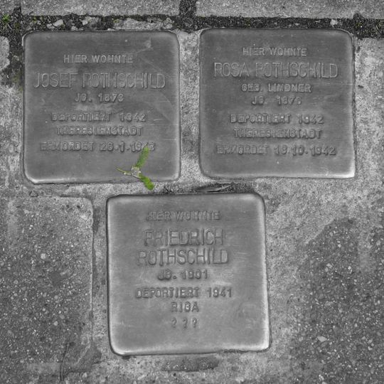 Stolperstein en memoria de Friedrich Rothschild