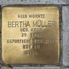 Stolperstein à la mémoire de Bertha Müller