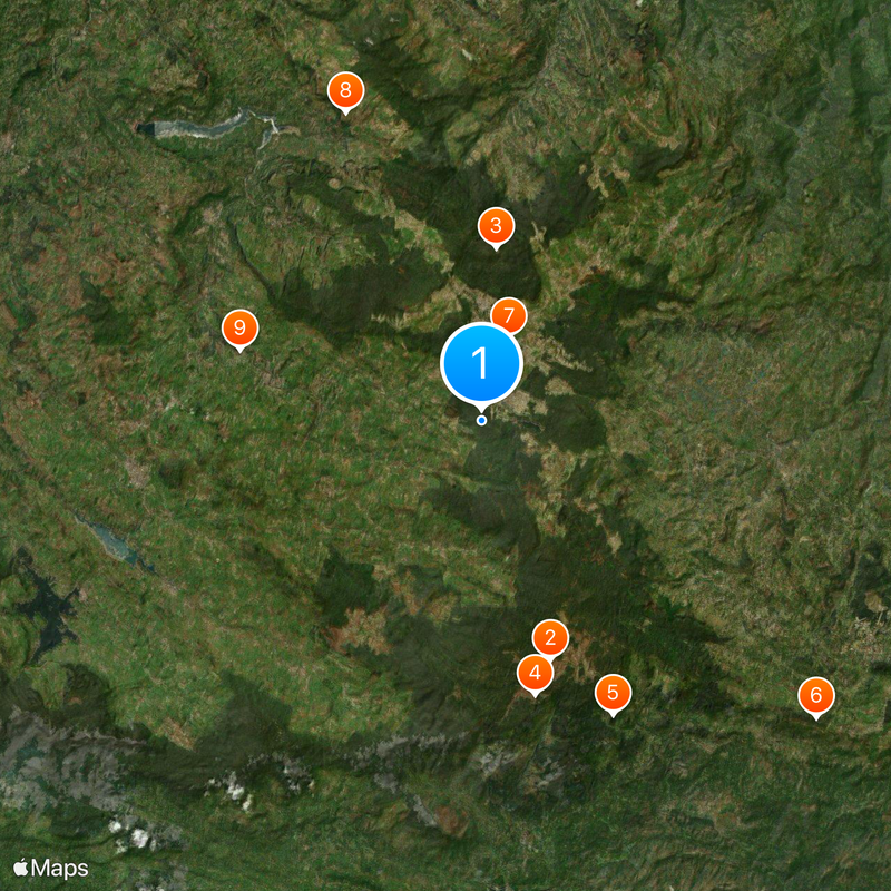 Hakgala Botanical Garden Mappa