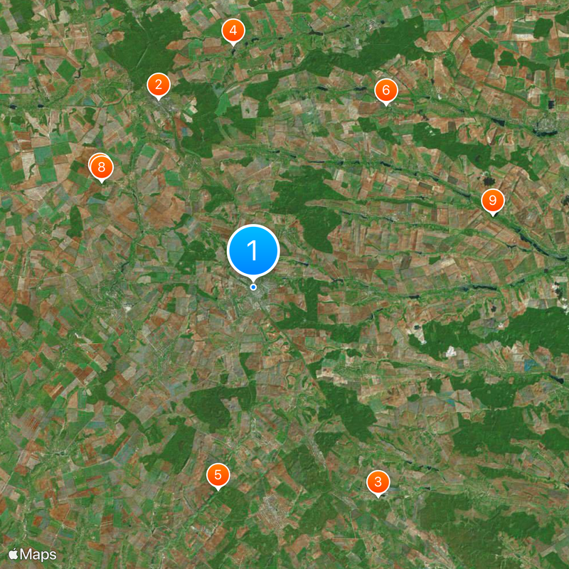 Kryzhopil Map