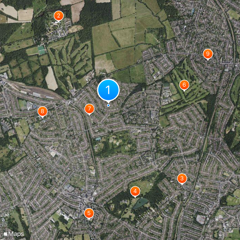 Enfield Southgate Map