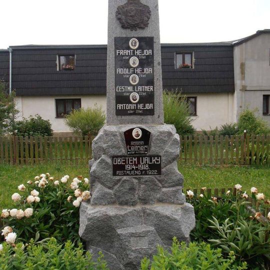Pomník obětem první světové války v Malinové