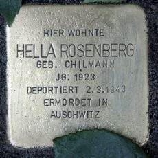 Stolperstein dedicated to Hella Rosenberg