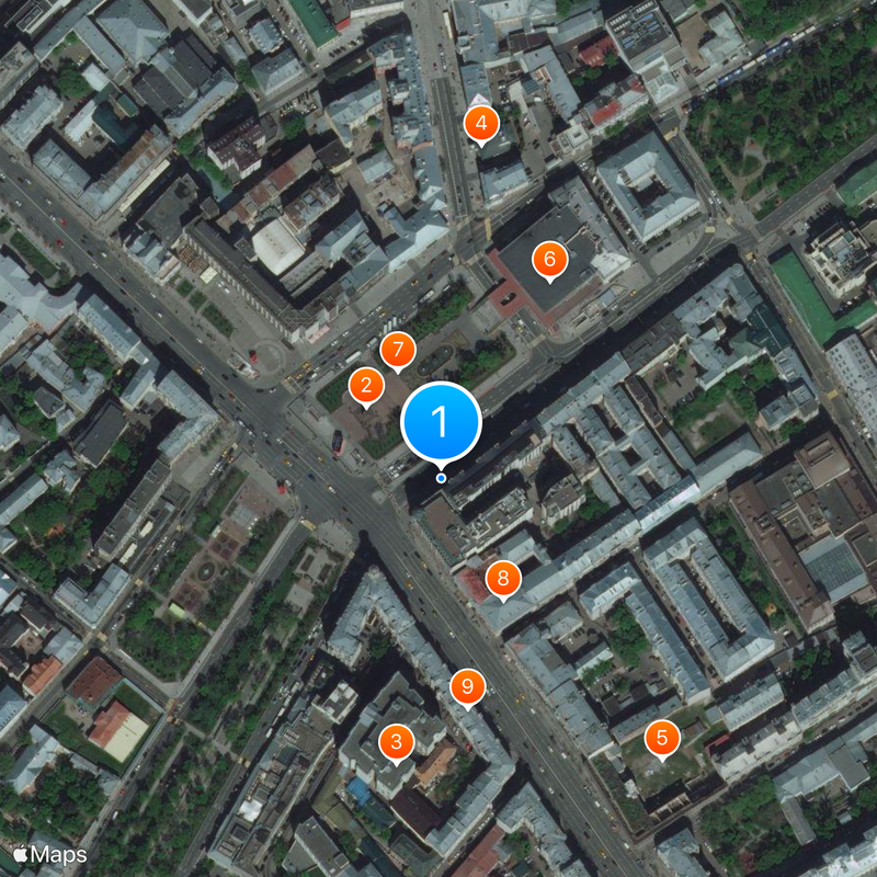 Tverskaya Map